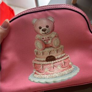 Moschino Pink Teddy Bear Cake Purse